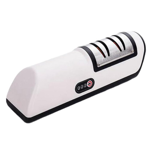 Electric kitchen knife sharpener, Multifunctional, Automatic, 4 stages, Electric knife sharpener, Kitchen accessories, Black Ref: 6434