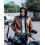 (Small) Leather Motorcycle Jacket for Men - Genuine Leather Bomber Jacket with Removable Hood 5