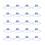 LEBQ Small Clear Plastic Suction Cups without Hooks 20mm20 Packs 1