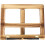 Foldable recipe book stand, wooden frame reading book shelf, tablet PC support stand 3