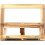 Foldable recipe book stand, wooden frame reading book shelf, tablet PC support stand 5