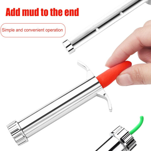 Ceramic Clay Extrusers  Stainless Steel Clay Extruder for Sugar Paste  Clay Tools for Modelling Silicone Rubber Clay Nuts or Nuts Tools Pole 2