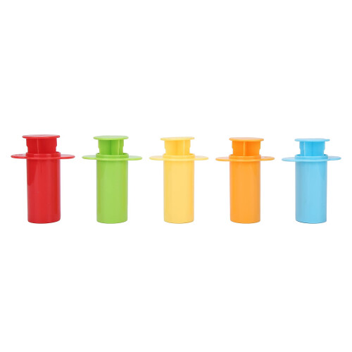 Clay Squeezer DIY Coloured Extruder Plastic Pottery Tools for  Playing Argil Pack of 5