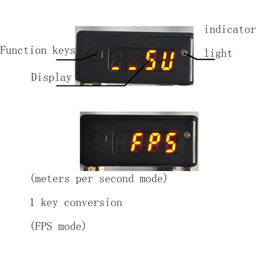 Precision Ballistic Chronograph, Speed Measuring Range 12000m/s 2