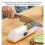 ABS Electric Knife for Electric Hatori Quick Sharpening Sharpener Knife Two Stage Sharpening Knife Sharpener, Orange 4