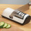 ABS Electric Knife for Electric Hatori Quick Sharpening Sharpener Knife Two Stage Sharpening Knife Sharpener, Black 3