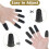 Silicone Finger Cushions, 3 Sizes, for Sewing, Ironing, Hot Glue 3