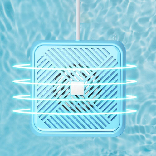 Spacesaving design for USB dishwashers with effective electrolyzed water purification, tabletop dishwasher for convenient use (blue) Blue 1