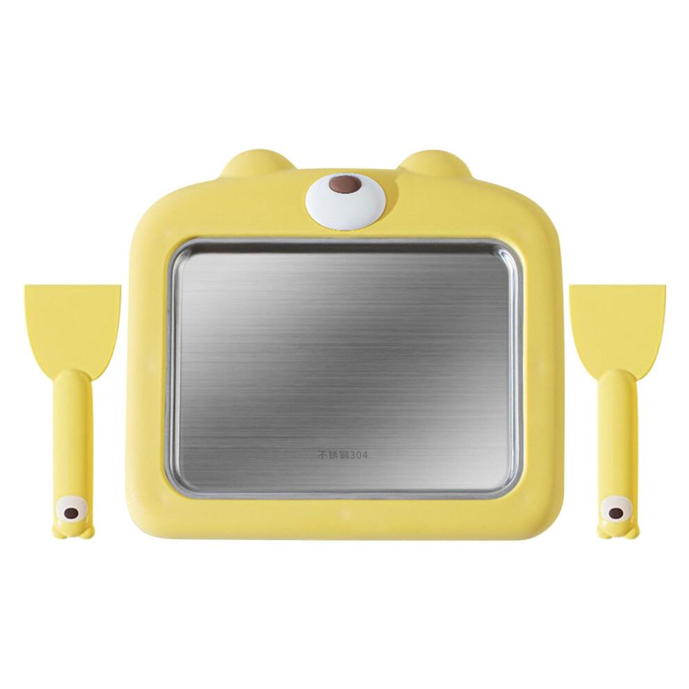 Rolled Jelly Machine Instant Ice Cream Maker Spatula Ice Cream Maker Manual Ice Cream Maker Instant Ice Maker for Adults Families