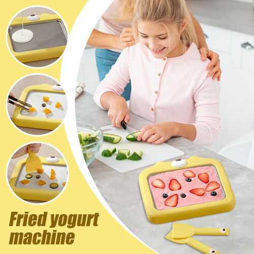 Ice Cream Roll Maker, Roller Yoghurt Makers, Cold Plate, NonElectric, 9.45 x 1.73 x 8.66 Inches 2