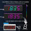 DIY Electronic Kit, Digital RGB with Colorful LEDs, 4Digit Temperature Clock, Soldering Project for Practice B Ref: 4548 3