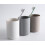 Toothbrush Cup Set of 2, Plastic Toothbrush Cup Set, Mouth Cup Drinking Cup (White, Grey) 2