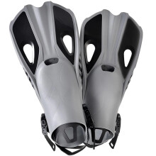 Swimming F, Men's Snorkel F, Short Diving F, Open Heel for Adults (Grey, L/XL)