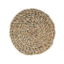 16 cm placemat, handwoven straw coaster, heatresistant placemat, straw mat, suitable for decoration at home and in the kitchen 16cm