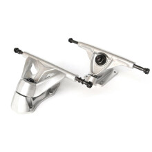 Land Surfing Skateboard Bridge Longboard Steering Mount C7 PedalFree Rotating Bracket Bridge Silver
