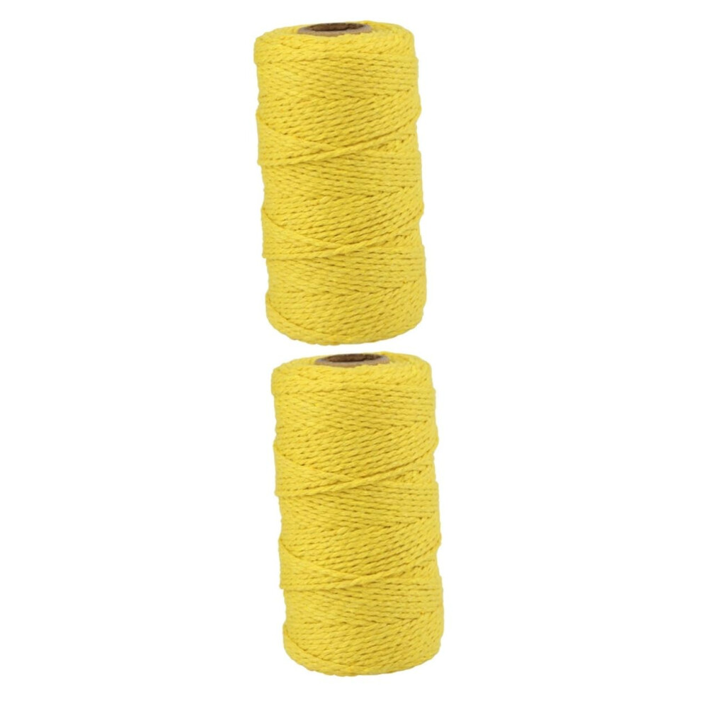 2St Mosaic Rope Hemp Rope For Twine Craft Work Bags Cotton Rope Decorative Rope 6276012925769