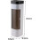 Plastic cup dispenser, punch, spacesaving, highly durable (White) 5