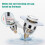 Upgraded Sink Plug, Improved Bathroom Sink Plug Replacement, Universal Sink Stopper Ref：RTv 3