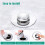 Upgraded Sink Plug, Improved Bathroom Sink Plug Replacement, Universal Sink Stopper Ref：RTv 5