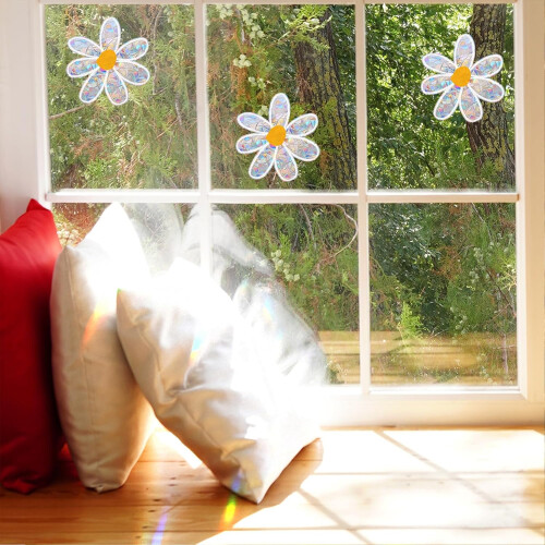 Rainbow Window Film for Stops Birds Flying in Windows 1