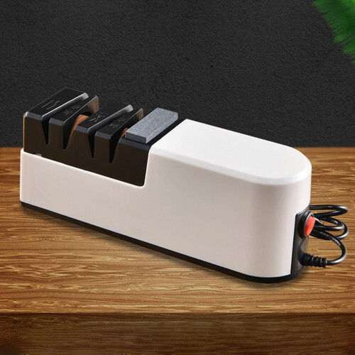 Cutter Sharpener  Professional Electric Sharpener with 4 Levels for Kitchen 1