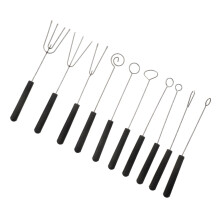 10 Piece Diving Tool Set Stainless Steel Forks for Cake Candy Decoration