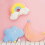 Moon Rainbow Cloud Cushion, Soft Plush Pillow, Candy Colour (Rainbow) 4