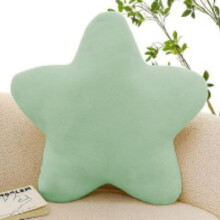 Cuddly Cushion 's Star Cushion Plush Decorative Cushion for 's Room (Green, 40 cm)