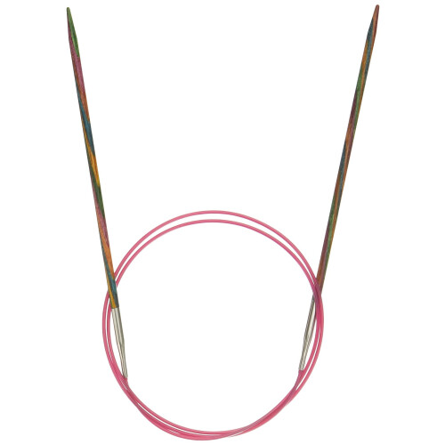 80 cm x 3 mm Symfonie Fixed Circular Needles, MultiColor Single