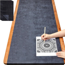 2 Sheets 20.3 x 275.6 Large Graphite Carbon Transfer Paper for Tracing Black Waxed Carbon Paper