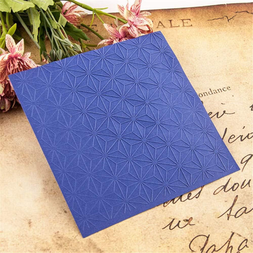 Diamond Star Texture Background Plastic Embossing Folder for Scrapbook DIY Album Card Tool Plastic Template Folder 2