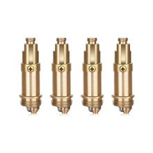 Pack of 4 Pop Up Click Clack Bathroom Drain, Sink Plug, Bathroom Clack Clicker, Clack Plug, Pop Up Drain Valve for Most Drain Plugs