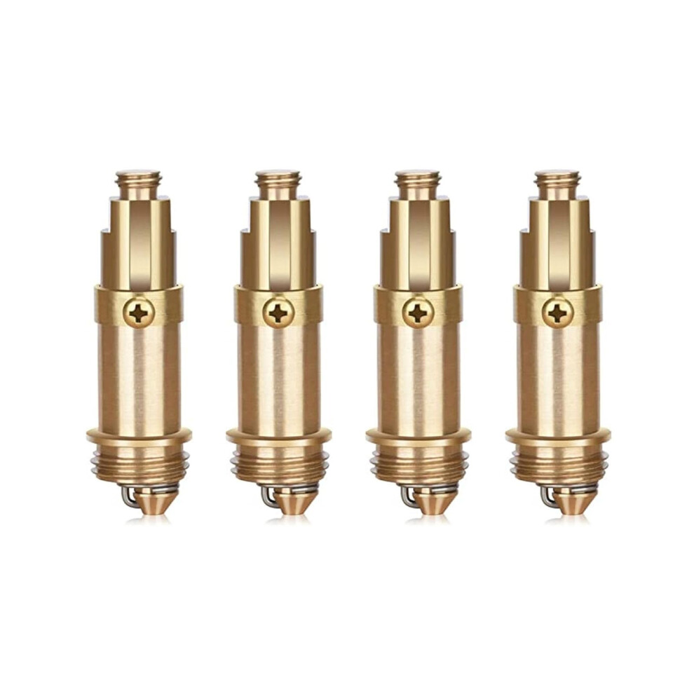 Pack of 4 Pop Up Click Clack Bathroom Drain, Sink Plug, Bathroom Clack Clicker, Clack Plug, Pop Up Drain Valve for Most Drain Plugs
