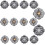 Black Golf Cleats, Replacement for Golf Shoe Cleats, Easy Twist 14Piece Set 5