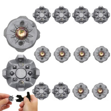 Golf Shoe Cleats  Cleats Replacement for Cricket Shoe  Golf Cleat Wrench, Golf Cleats, Easy Rotating Replacement Set for Use on Lawn