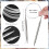 Stainless Steel Circular Knitting Needles 80 cm, 8Piece Set, Various Sizes 2