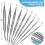 Circular Knitting Needles Stainless Steel Set 40 cm, 2.510.0 mm 2