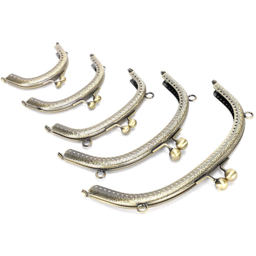 5pcs metal antique B bow DIY bag lock 8.5cm20.5cm iron