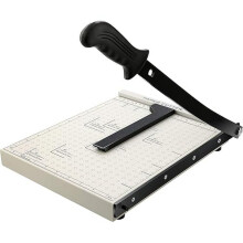 A4 Paper Cutter Photo Cutter Lever Cutter Metal 325 x 255 mm Cutting Length 470 mm White