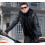 (Medium) Black Leather Motorcycle Jacket for Men - Genuine Leather Bomber Jacket with Removable Hood 5