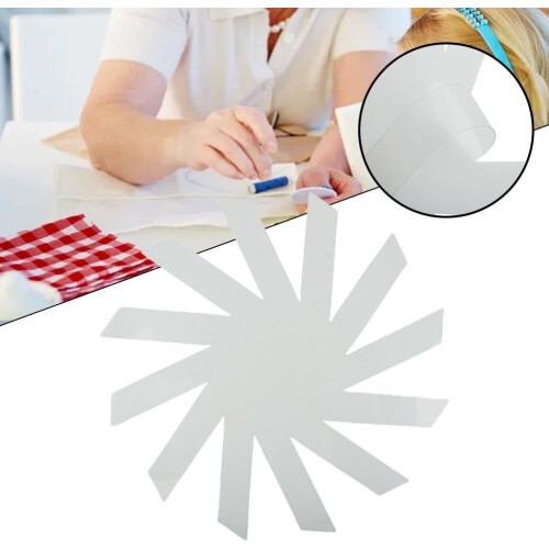 Transform your crafting experience with our unique woven spiral basket template and ruler (38.1 cm). 1