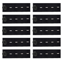 Trousers Waist Extender Women's Pack of 10 Trousers Button Extension Jeans for Trousers Men Elastic Waistband Button Extension for Trousers