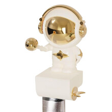 Toothpaste dispenser, bathroom toothpaste holder astronaut storage holder stand for family bathroom shower