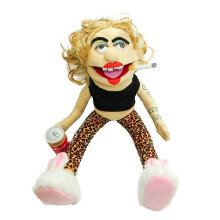 (60CM, t30cm-60cm) 30/60cm Jeffy Hand Puppet Plush Children Soft Doll Talk Show Party Props Christmas Doll Plush Toys Puppet Kids Gift
