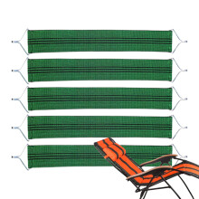 Garden Chair Replacement Strap Replacement Cable for Recliner 5 Piece Set Reinforced Fabric Recliner Accessories and Repair Parts Green