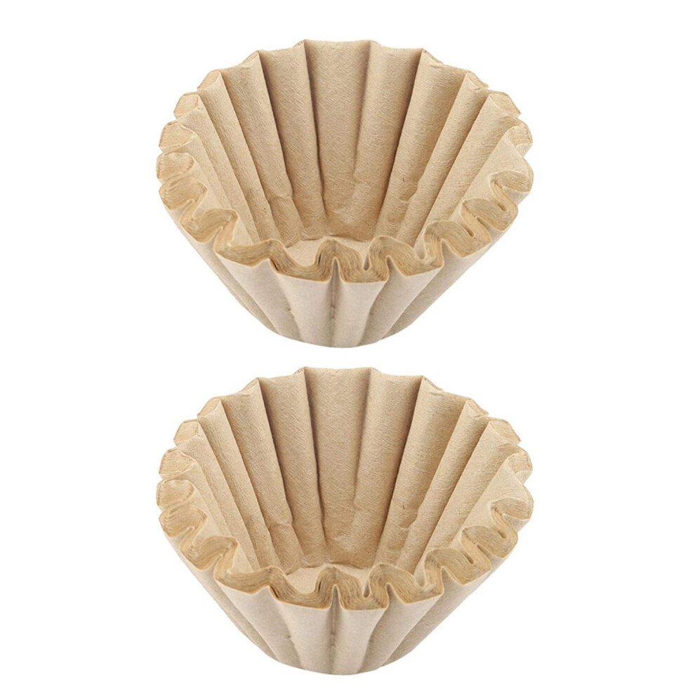 Basket Filter Paper, Pack of 50 Disposable Wood Fibre Basket Filter, Coffee Filter