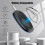 Mouse Mover Undetectable with Timer, Silent Mouse Jiggler, Black 3