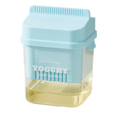 Dry Yogurt Strainer, Yogurt Filter Pressure Filtration Cheese Filter with Lid Multipurpose Buttermilk Filter in the Blue