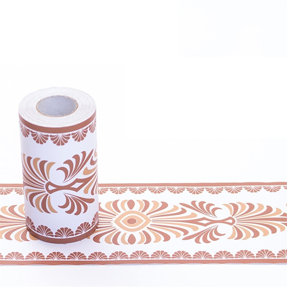 Selfadhesive Wallpaper Border, 10M Selfadhesive Stickers For Skirting Tiles With Wood Grain (E) 6276012948522