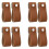 Leather Drawer Pulls 8 Pcs Leather Dresser Knobs Handmade Pure Leather Handles for Cabinet Doors An 1